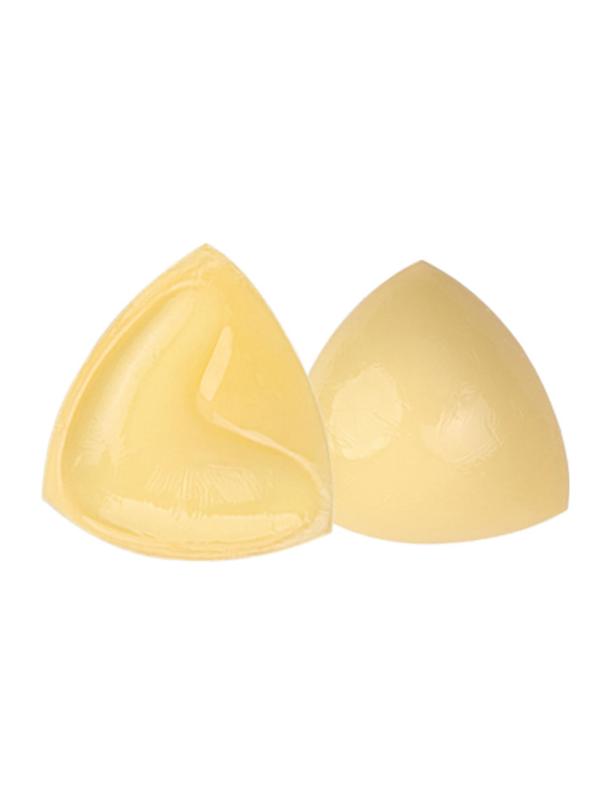 Women's Plain Silicone Triangle Shaped Sticky Bra Insert, Invisible Self-Adhesive Push Up Breast Pad for Daily Wear, Lingerie Accessories for Women