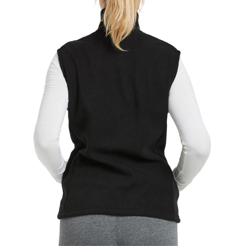 Women’s Full Zip Up Soft Polar Fleece Vest with Packets Regular & Plus Size Sleeveless Fuzzy Lightweight Warm Classic-Fit Outerwear for Spring Fall Winter