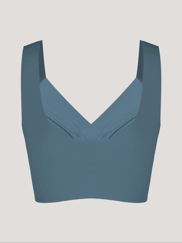Women's Plain Contrast Lace Bra, Soft Breathable Push Up Bra, Back To School Summer Clothes Women, Lady Minimalist Basic Lingerie Top, Solid Color Underwear Sets for All Seasons