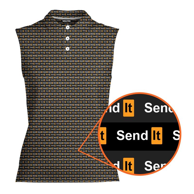 Send It - Ladies Sleeveless Golf Polo, Funny Women Polo Shirt, Gift for Her
