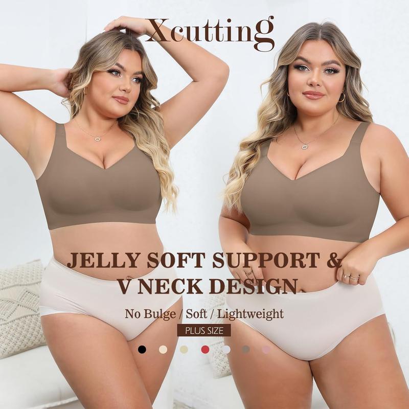 Women Wirefree Bras for Women  Coverage No Underwire Everyday Bras Comfortable Wireless Padded Bras