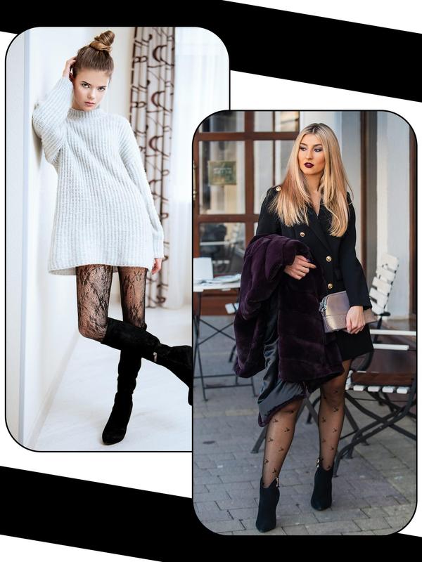 6 Pairs Women Fishnet Stockings Tights Patterned Tights Fishnet Leggings Waist High Pantyhose for Halloween Girls